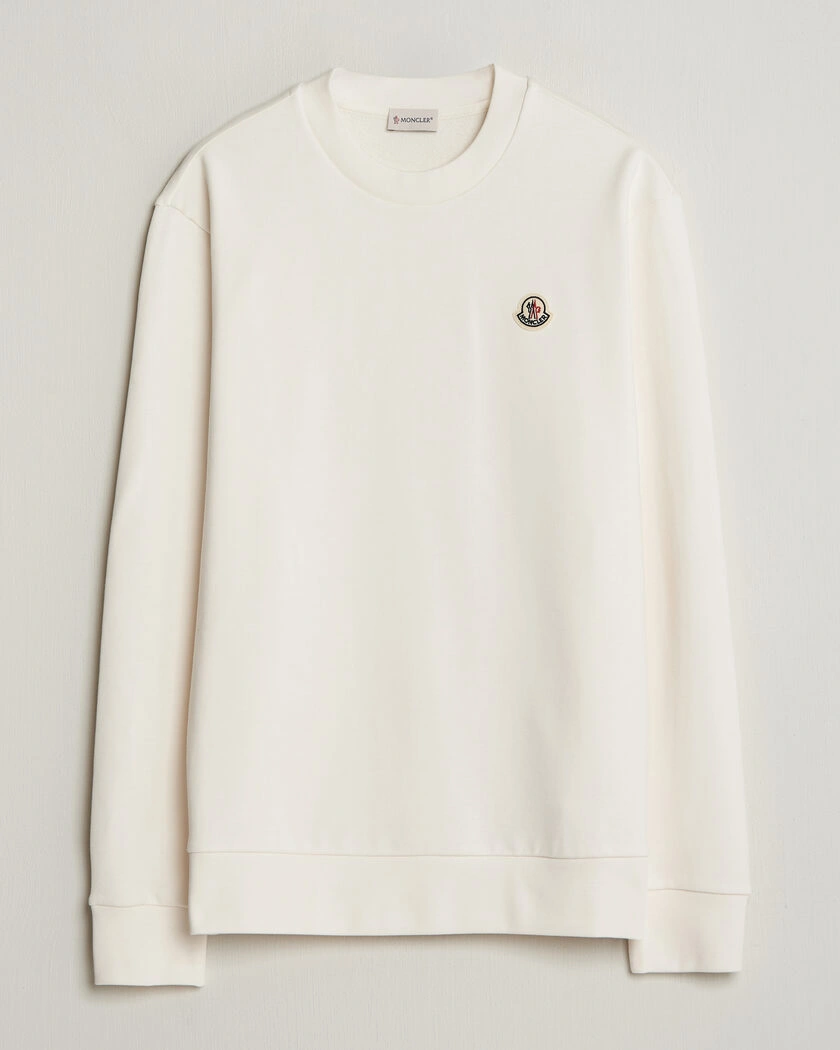 Moncler Logo Sweatshirt White – Blanco