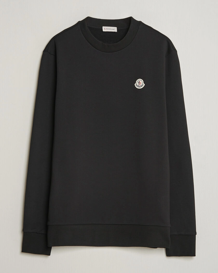 Moncler Logo Sweatshirt Black – Negro