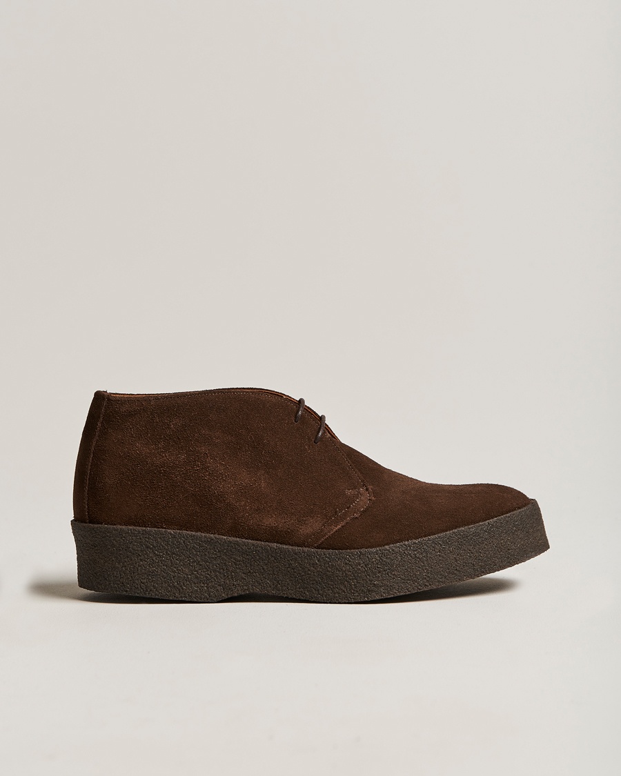 Sanders Joel Chukka Boot Chocolate Suede – Marrón