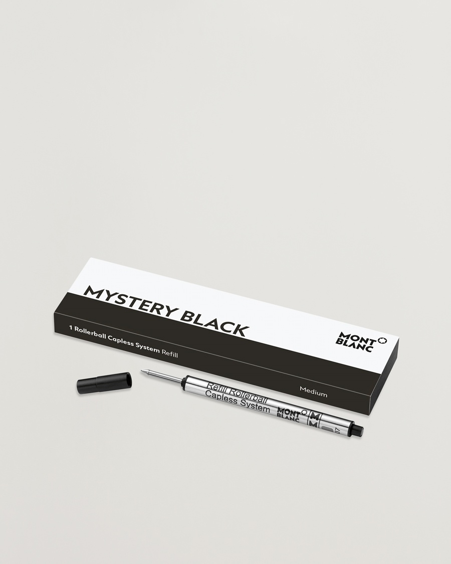 Montblanc 1 Rollerball M Capless System Refill Mystery Black – Negro