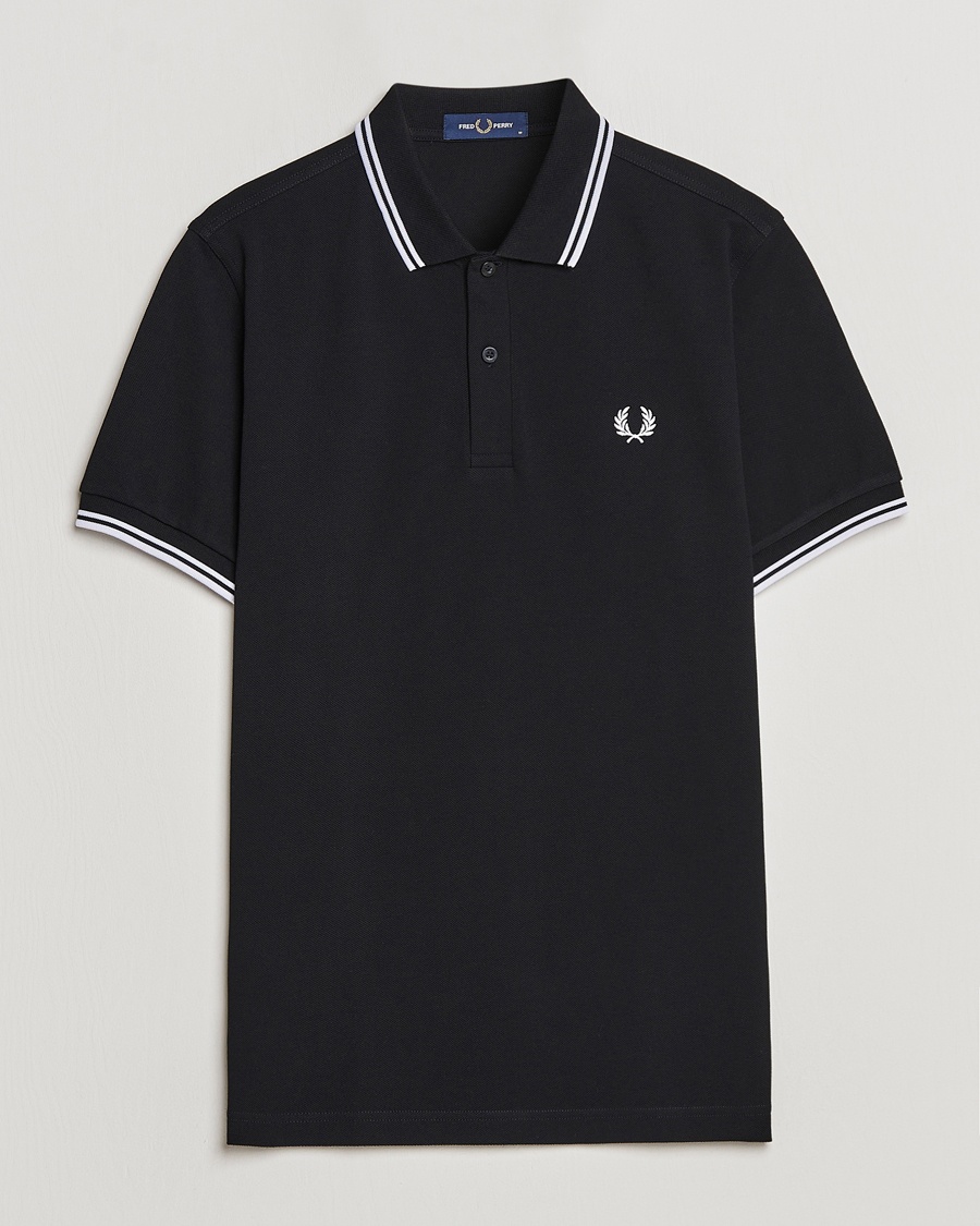 Fred Perry Twin Tipped Polo Shirt Black – Negro