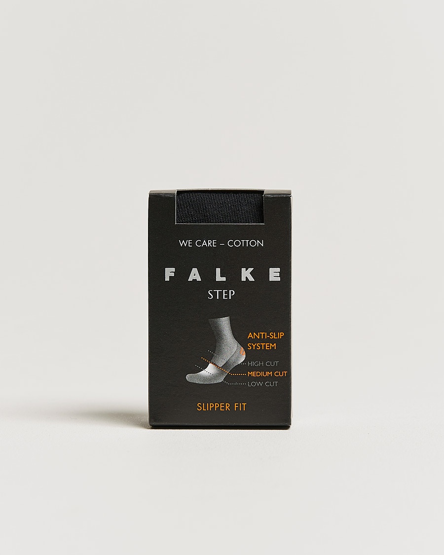 Falke Step In Box Loafer Sock Black – Negro