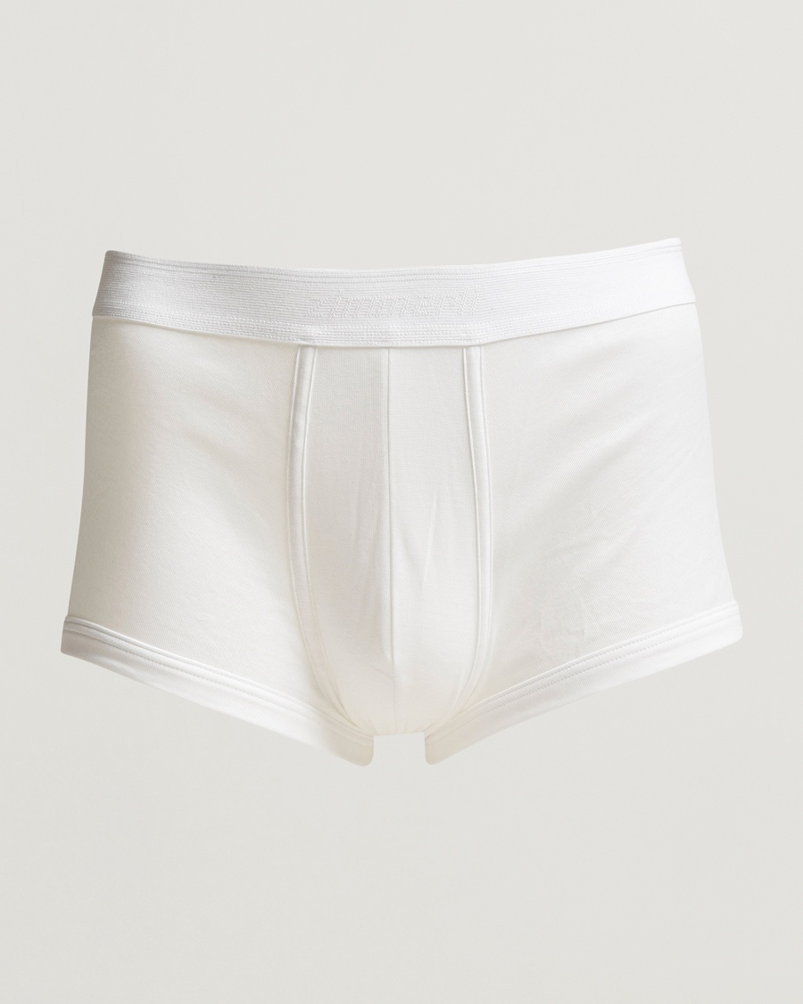Zimmerli of Switzerland Mercerized Cotton Boxer Briefs White – Blanco