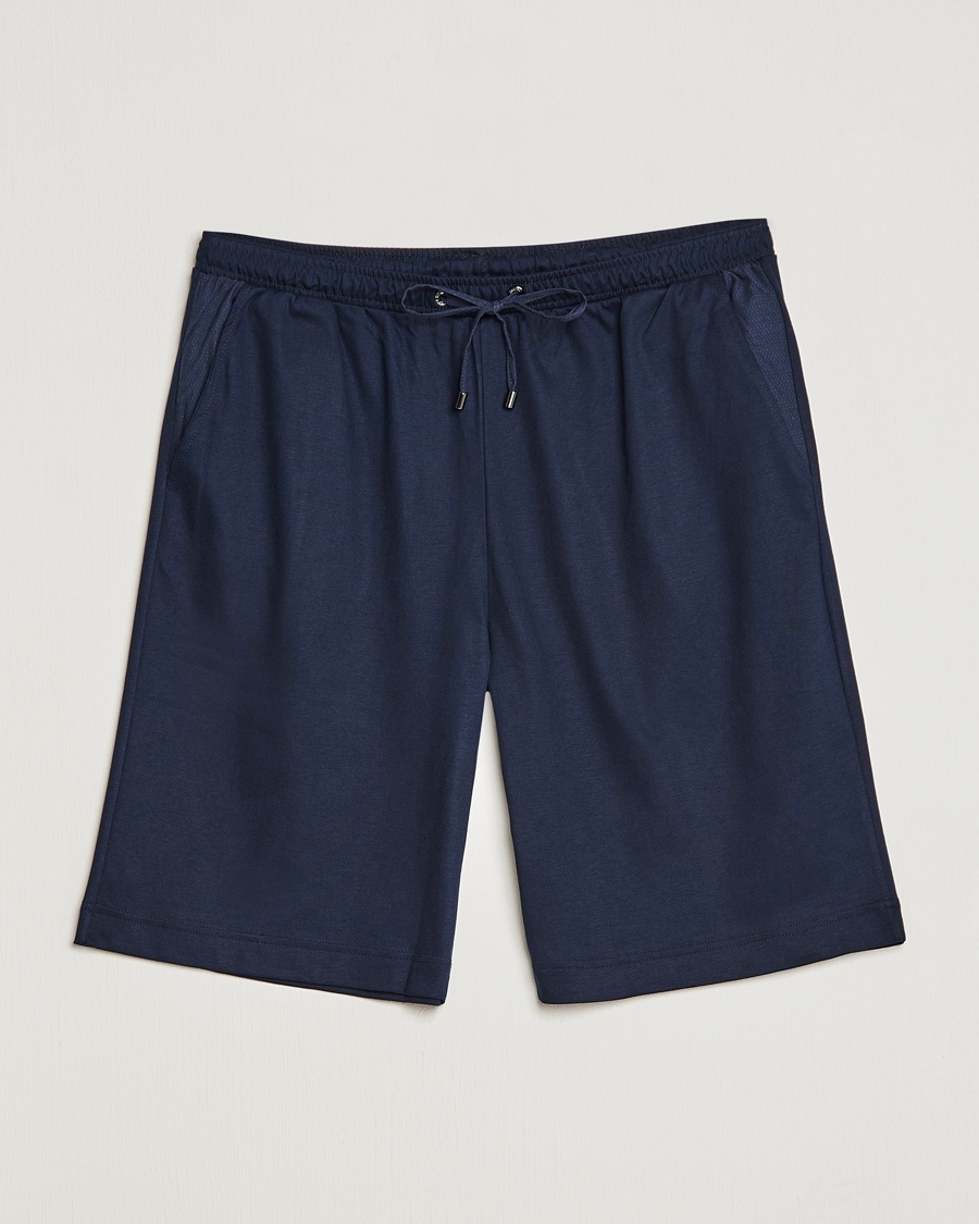 Zimmerli of Switzerland Cotton/Modal Loungewear Shorts Midnight – Azul