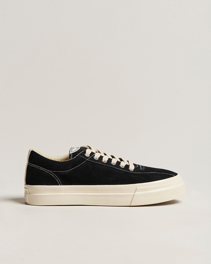 Stepney Workers Club Dellow Suede Sneaker Black/Ecru – Negro