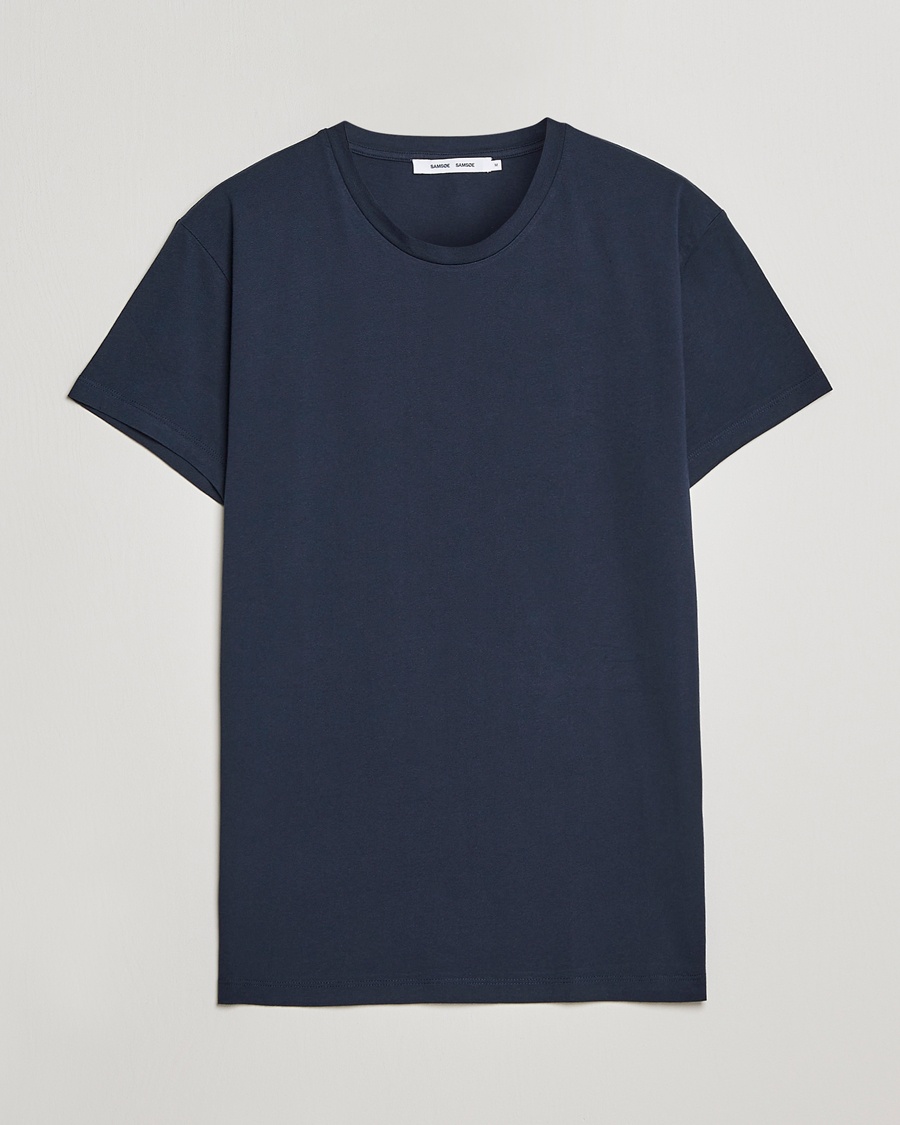 Samsøe Samsøe Kronos Crew Neck Tee Total Eclipse – Azul