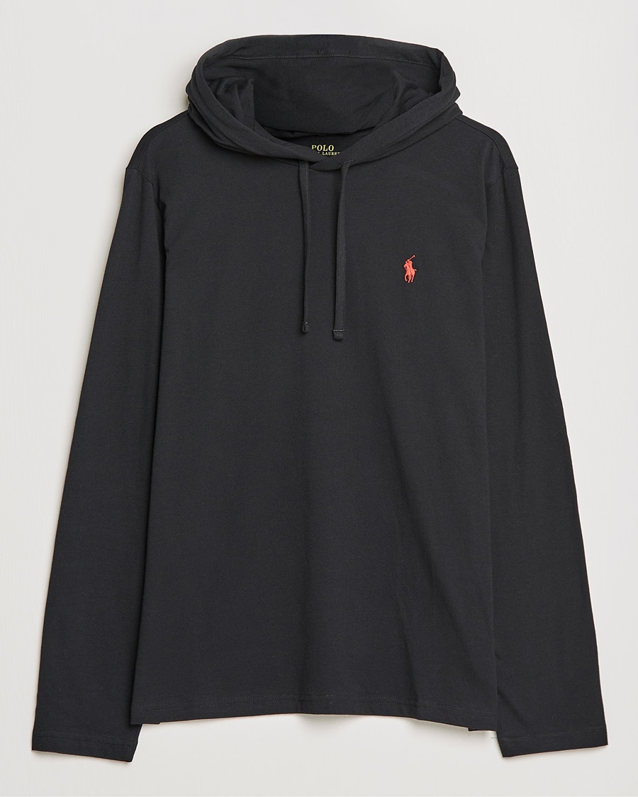 Polo Ralph Lauren Long Sleeve Hooded T-Shirt Polo Black – Negro