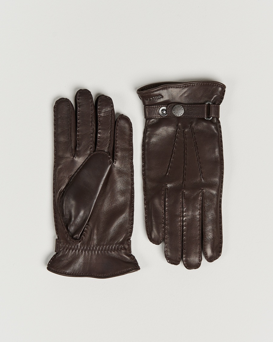 Hestra Jake Wool Lined Buckle Glove Espresso – Marrón