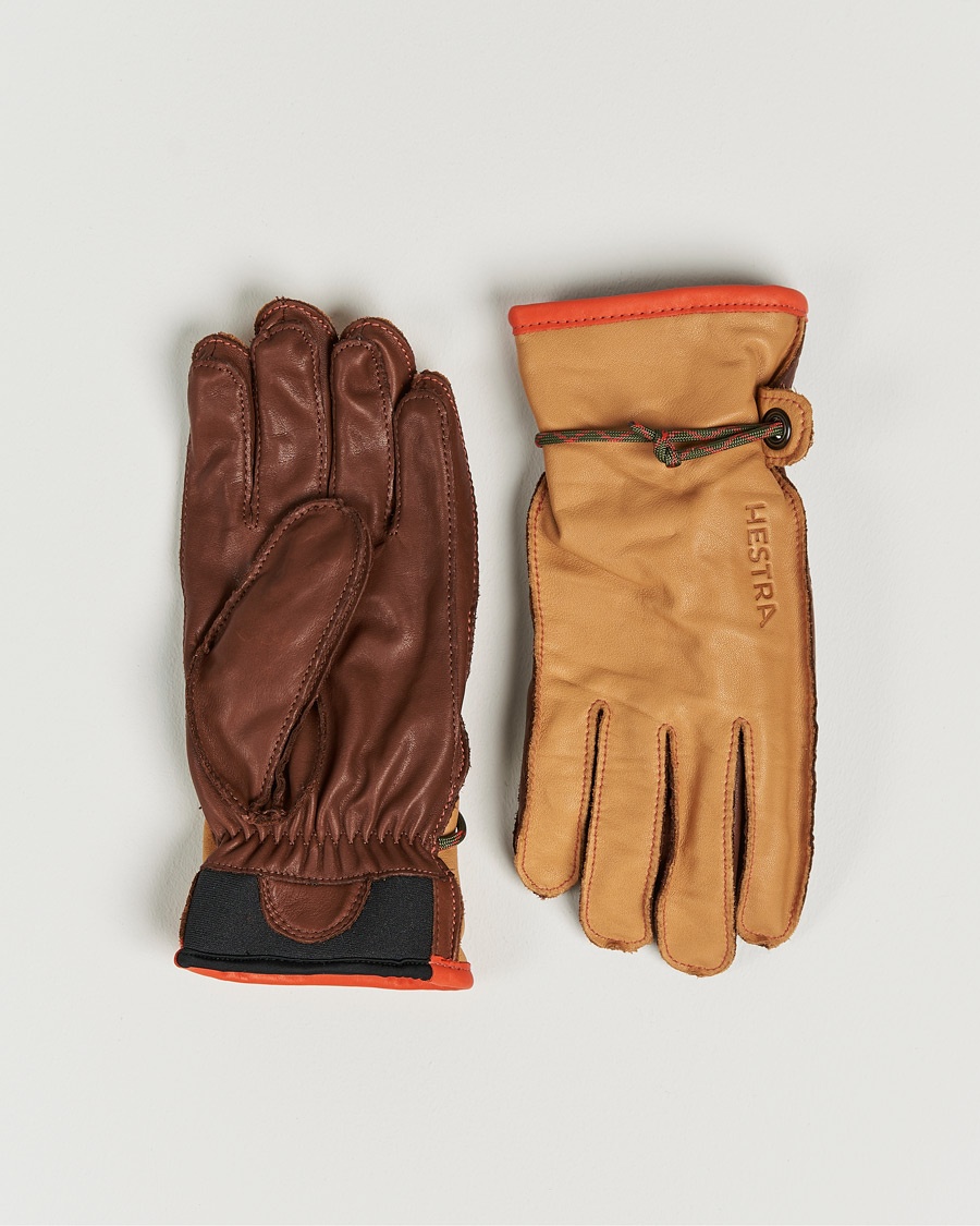 Hestra Wakayama Leather Ski Glove Cognac/Brown – Marrón
