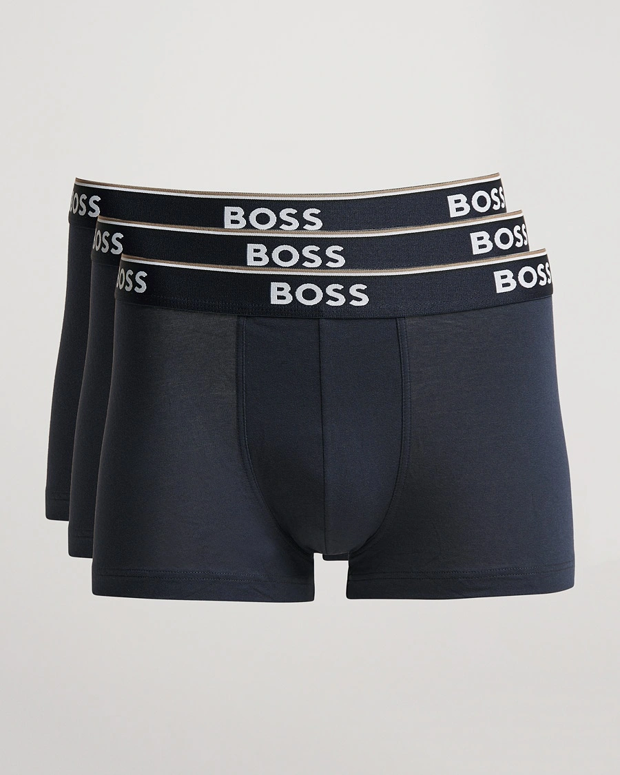 BOSS BLACK 3-Pack Trunk Boxer Shorts Open Blue – Azul