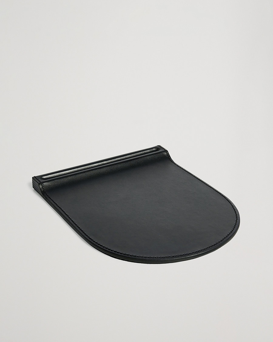 Ralph Lauren Home Brennan Leather Mouse Pad Black – Negro