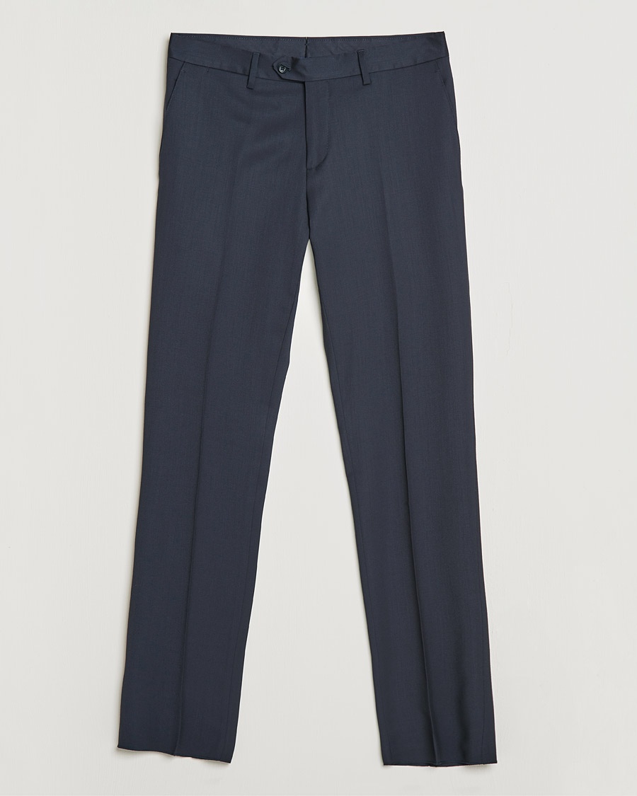 Lardini Wool Trousers Navy – Azul