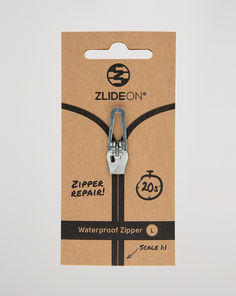 ZlideOn Waterproof Zipper Silver L – Plata