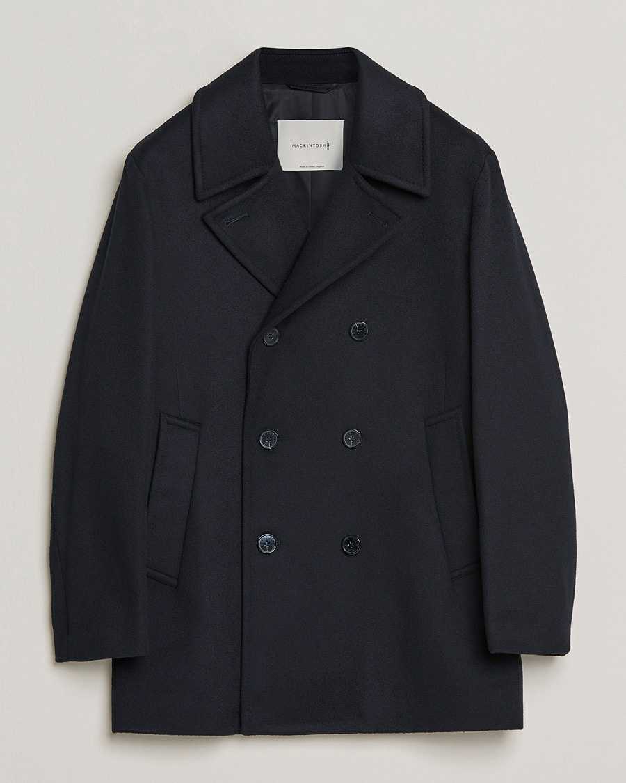 Mackintosh Dalton Wool/Cashmere Peacoat Black – Negro
