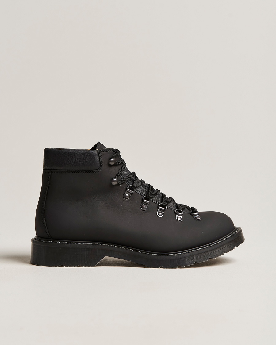 Solovair Urban Hiker Boot Black Waxy – Negro