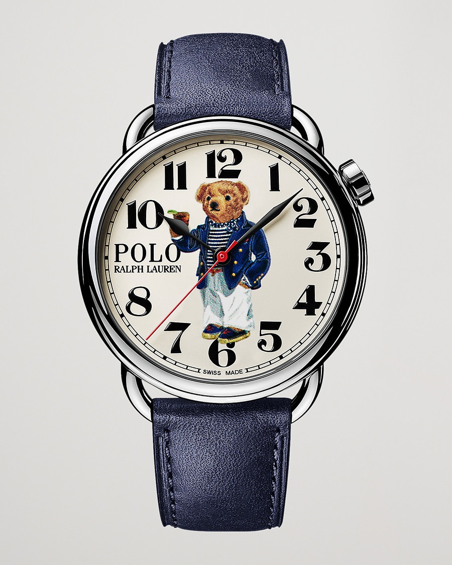 Polo Ralph Lauren 42mm Automatic Riviera Bear White Dial – Azul
