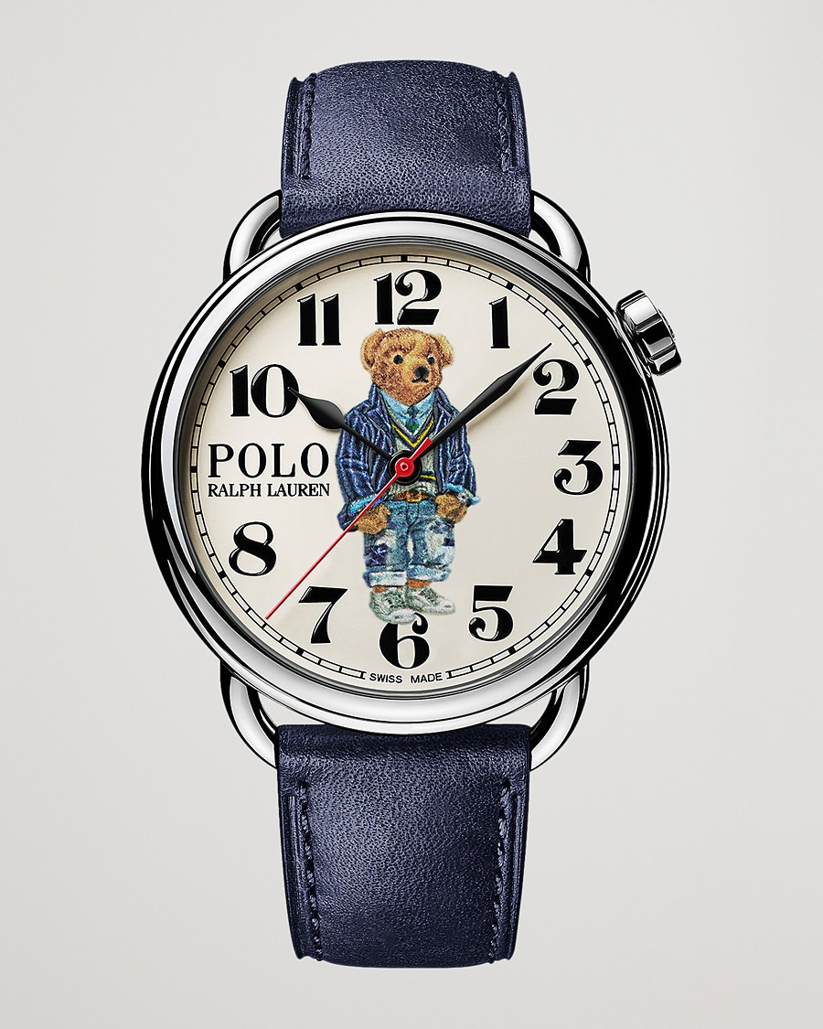 Polo Ralph Lauren 42mm Automatic Cricket Bear White Dial – Azul