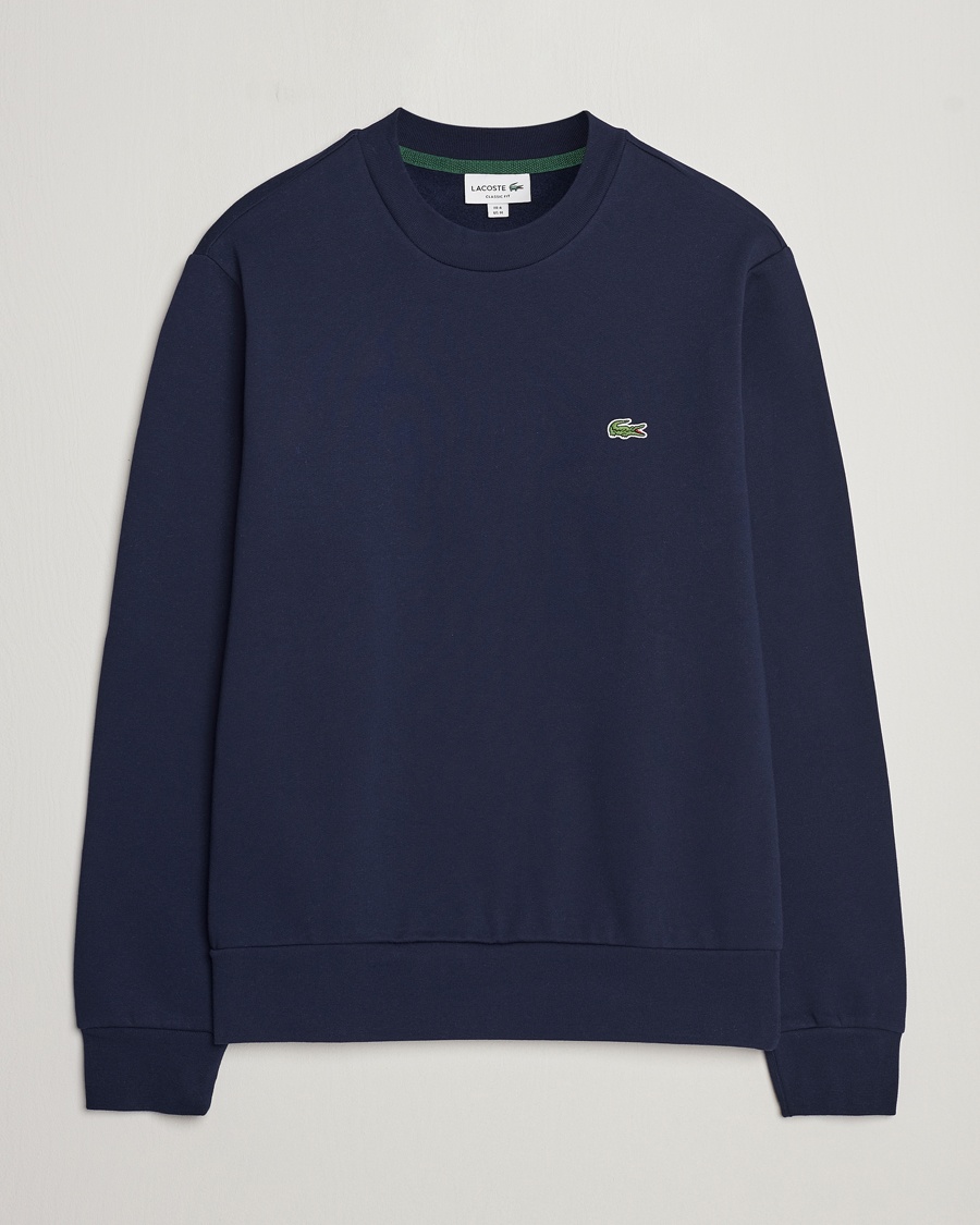 Lacoste Crew Neck Sweatshirt Navy Blue – Azul