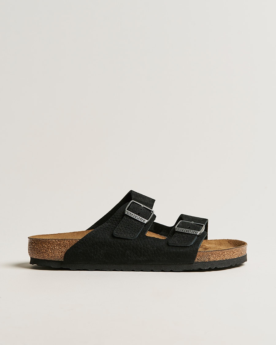 BIRKENSTOCK Arizona Classic Footbed Desert Black Nubuck – Negro