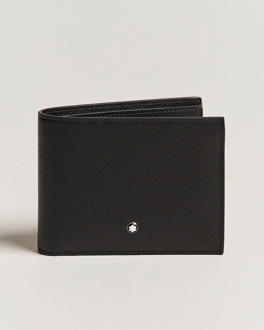 Montblanc Sartorial Wallet 6cc with 2 View Pockets Black – Negro