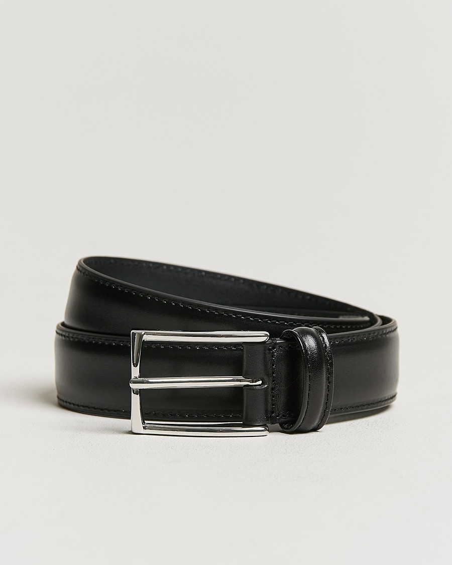 Anderson's Leather Suit Belt 3 cm Black – Negro