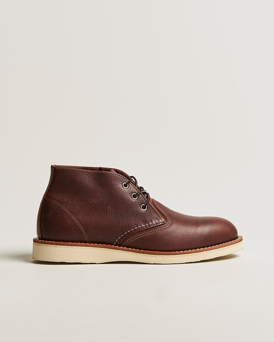 Red Wing Shoes Work Chukka Briar Oil Slick Leather – Marrón