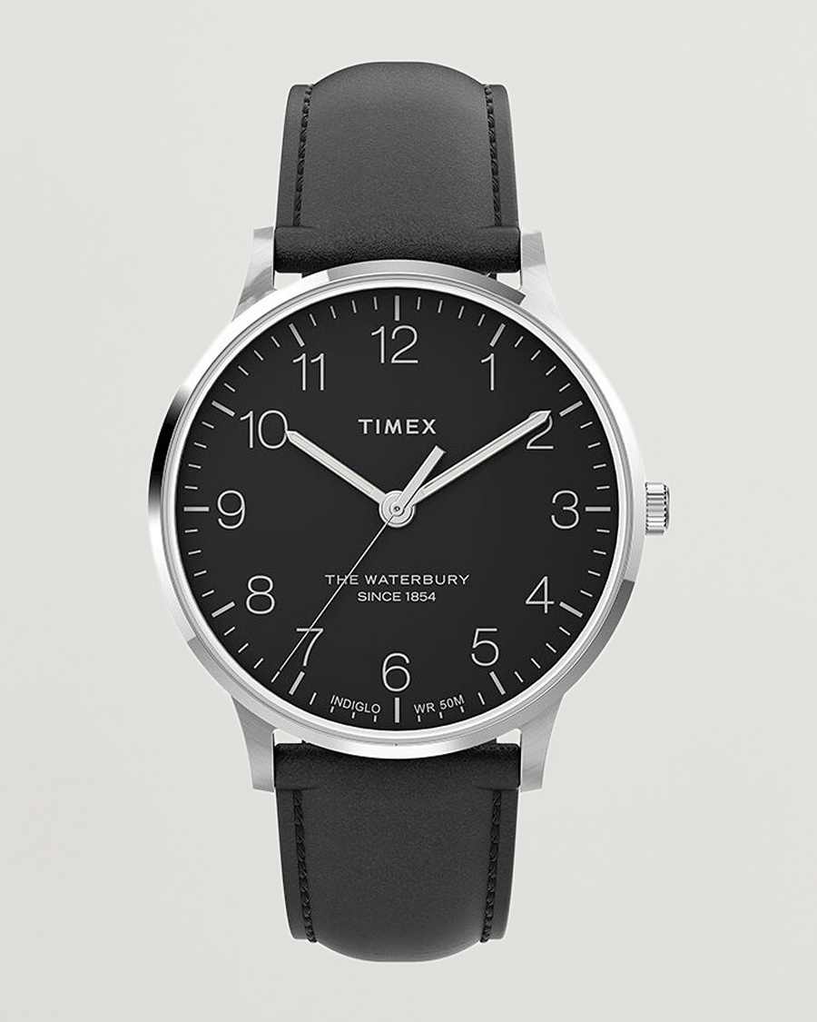 Timex Waterbury Classic 40mm Black Dial – Negro