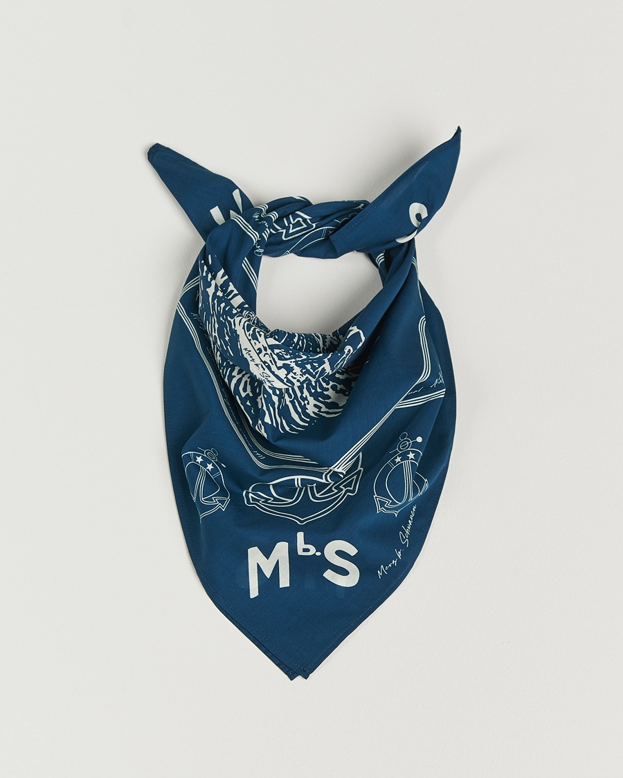 Merz b. Schwanen Merz b. SchwanenCotton BandanaInk Blue – Azul