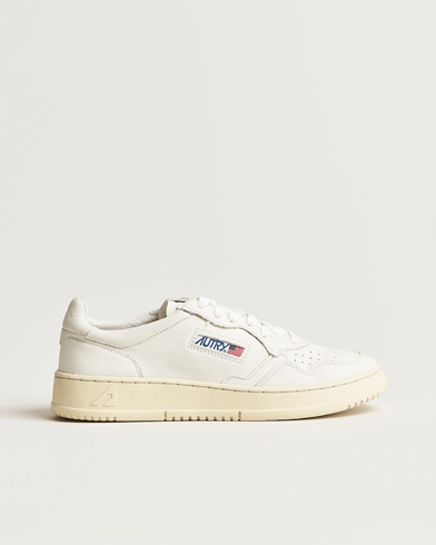  Medalist Low Super Soft Goat Leather Sneaker White
