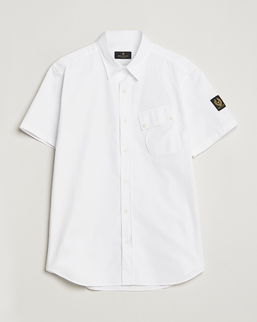 Belstaff Short Sleeve Pitch Shirt White – Blanco
