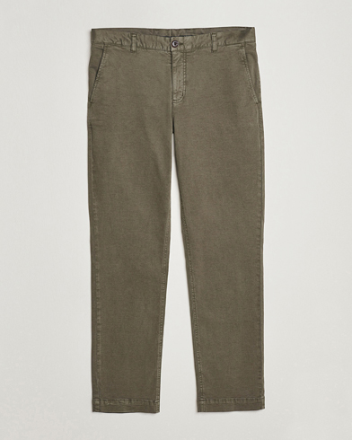 Morris Jeffrey Brushed Chinos Olive – Verde