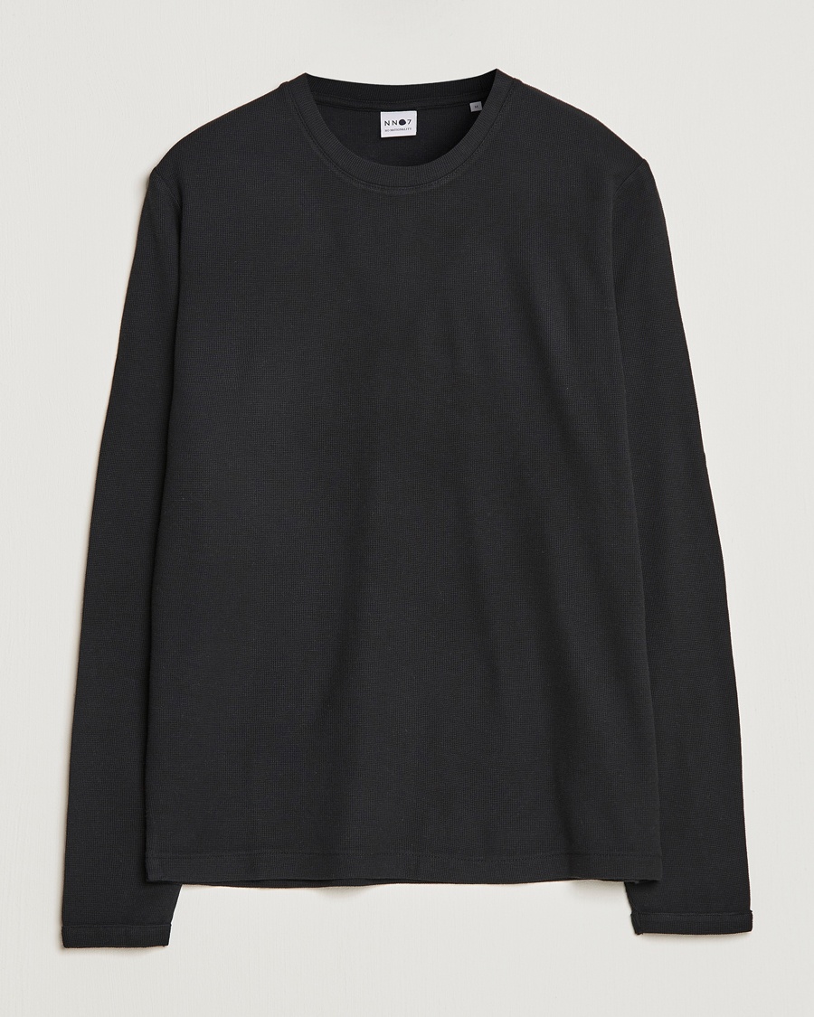 NN07 Clive Knitted Sweater Black – Negro