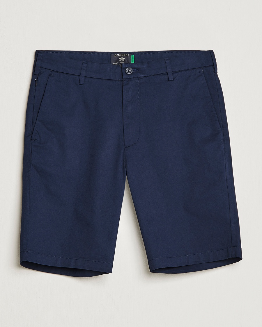 Dockers Cotton Stretch Twill Chino Shorts Navy Blazer – Azul