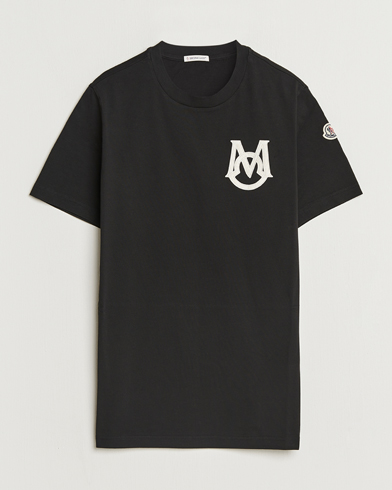 Moncler Embossed Logo T-Shirt Black – Negro