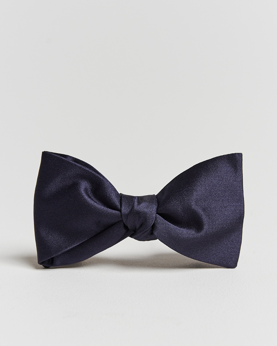 Amanda Christensen Self Tie Silk Ceremony Navy – Azul