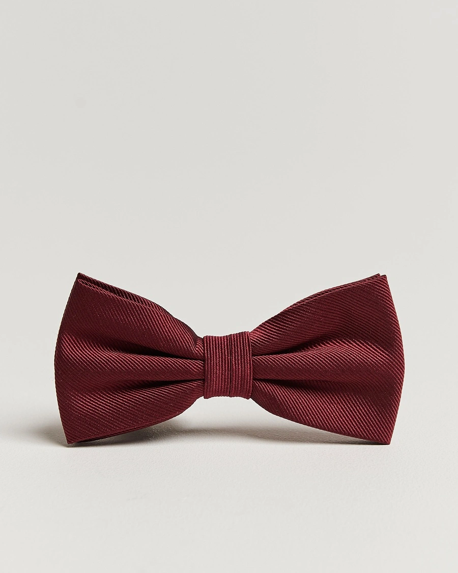 Amanda Christensen Pre Tie Silk Bordeaux – Rojo