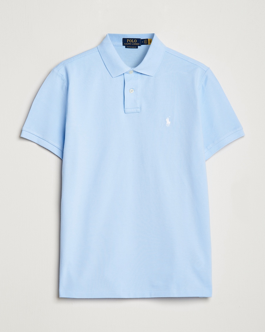 Polo Ralph Lauren Custom Slim Fit Polo Office Blue – Azul