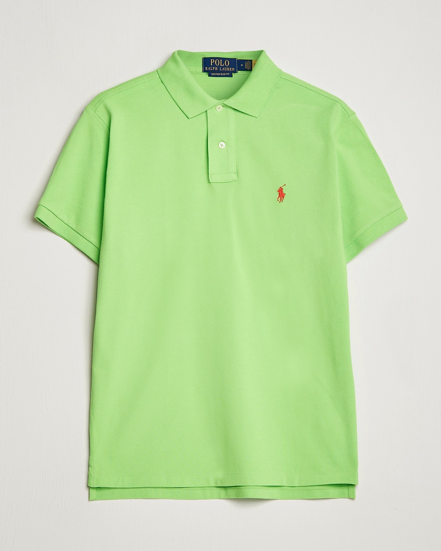 Polo Ralph Lauren Custom Slim Fit Polo Kiwi Lime – Verde