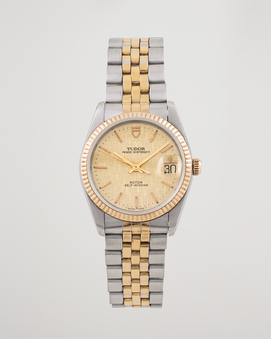 Tudor Pre-Owned Prince Oysterdate 74033 Gold Steel Gold