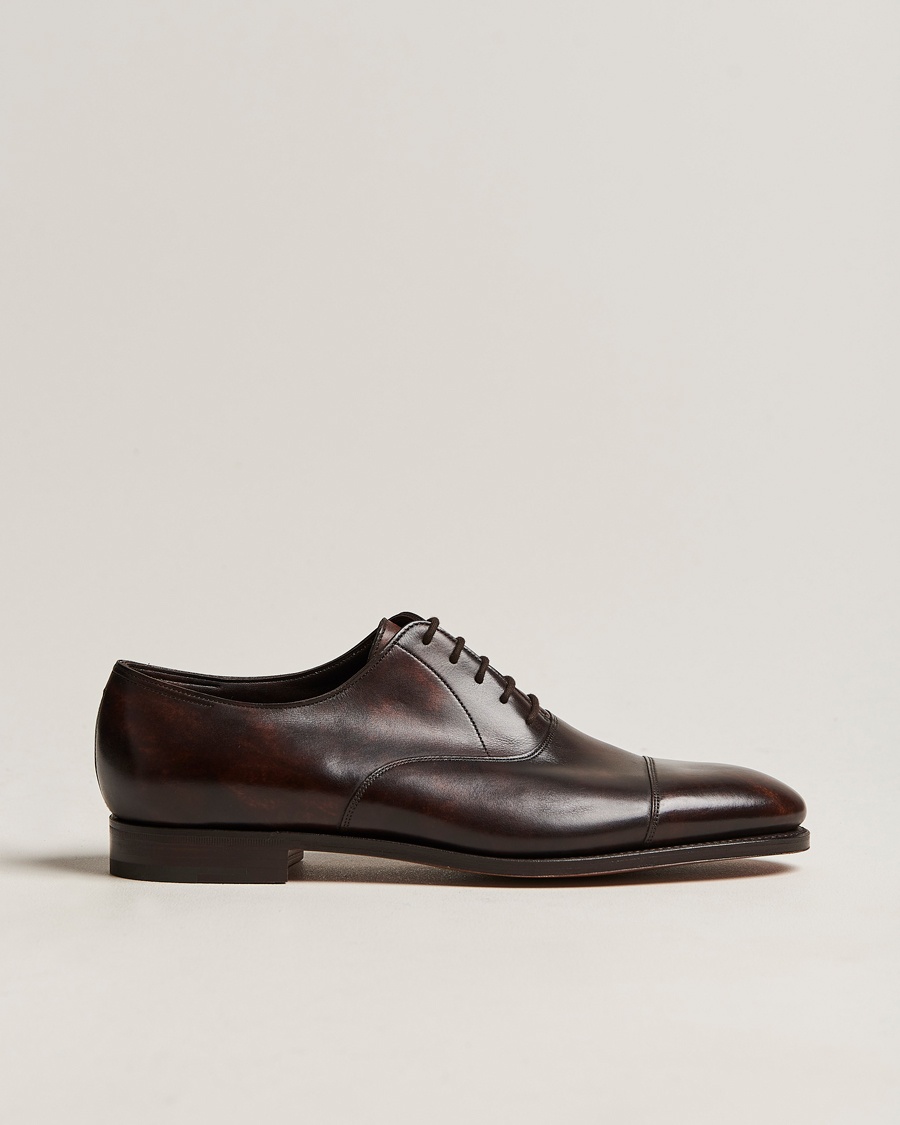 John Lobb City II Oxford Dark Brown Calf – Marrón