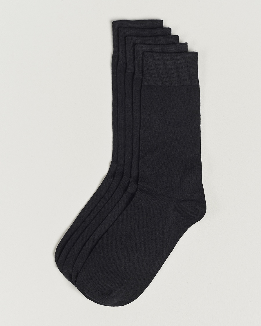 Bread & Boxers 5-Pack Socks Black – Negro
