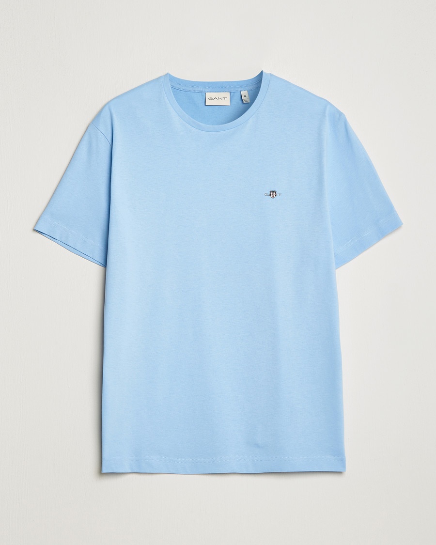 Gant The Original Solid T-Shirt Capri Blue – Azul