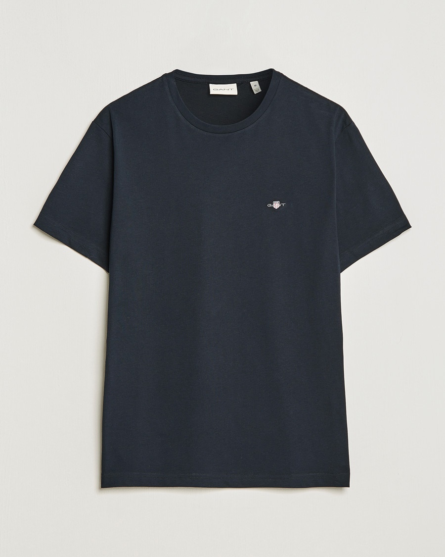 Gant The Original Solid T-Shirt Black – Negro