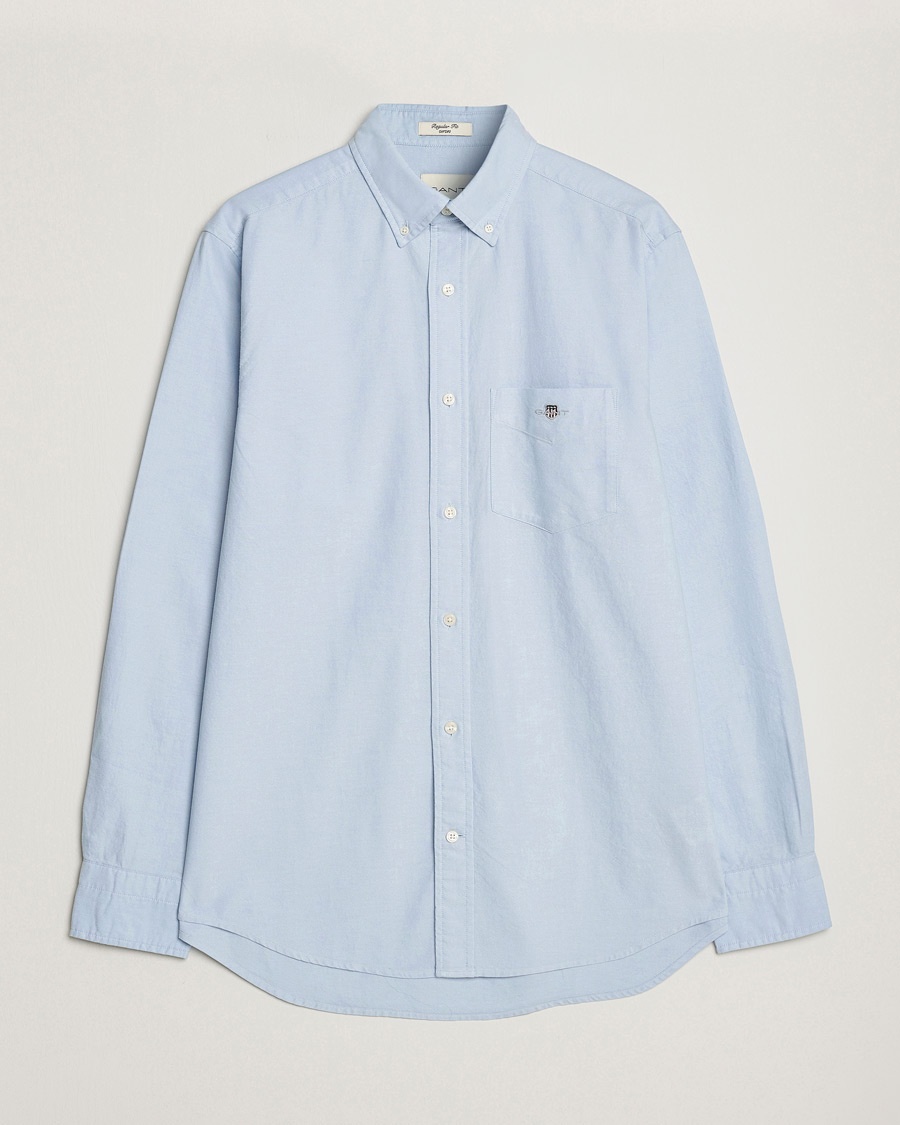 Gant Regular Fit Oxford Shirt Light Blue – Azul