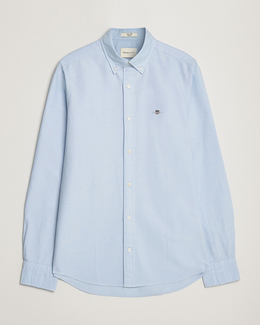 Gant Slim Fit Oxford Shirt Light Blue – Azul