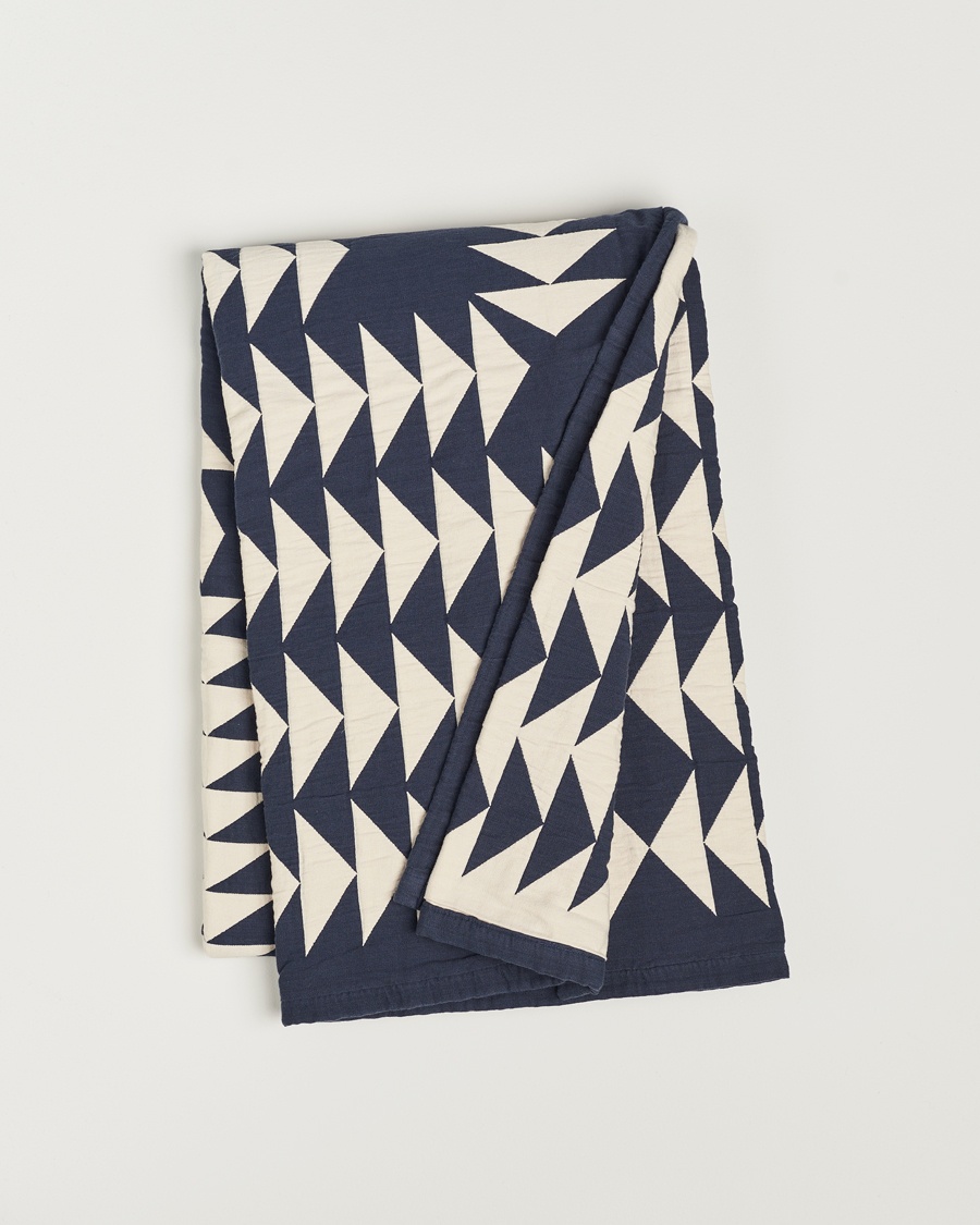 Pendleton Organic Cotton Matelasse Blanket Midnight Nova – Azul