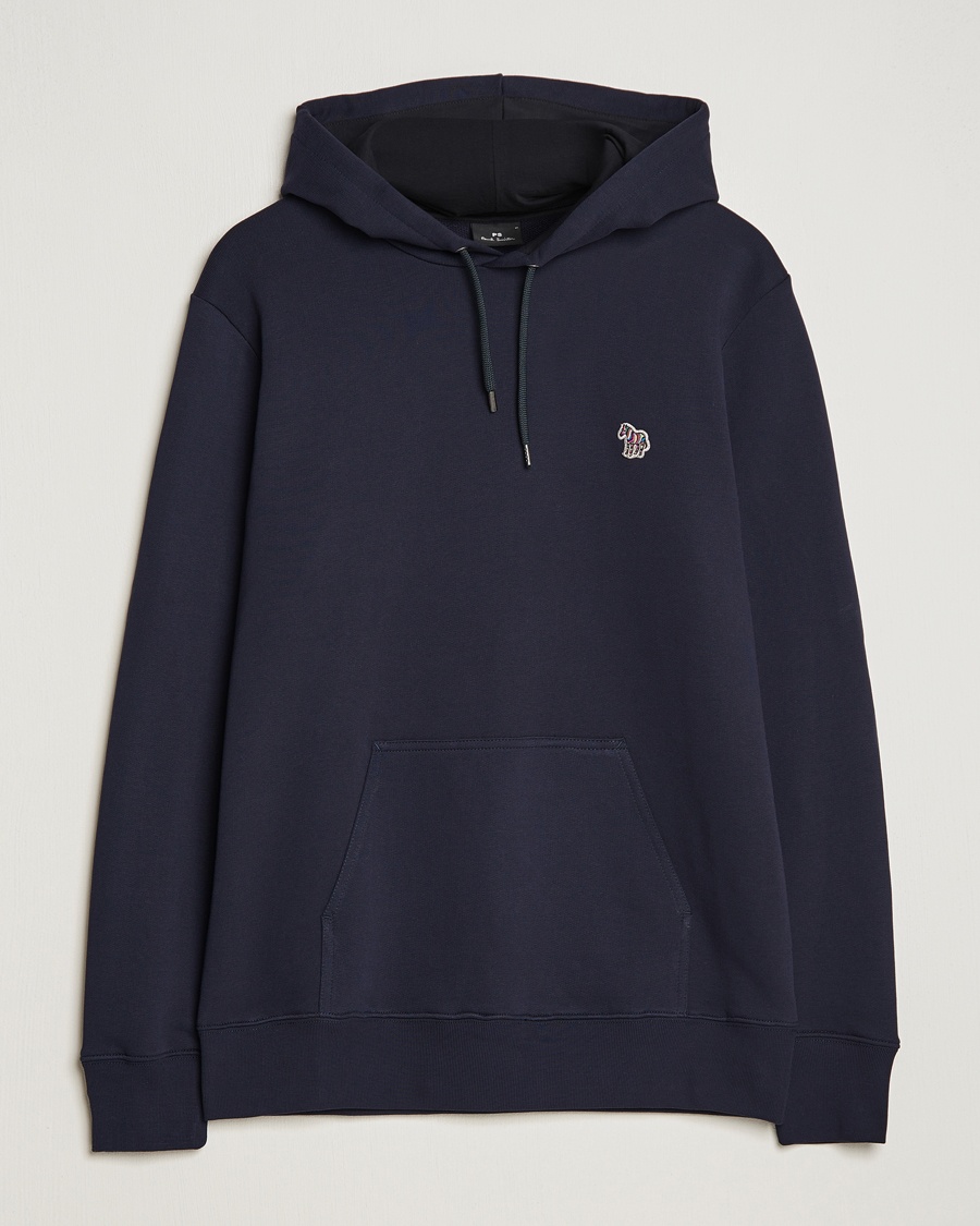 PS Paul Smith Zebra Organic Cotton Hoodie Navy – Azul