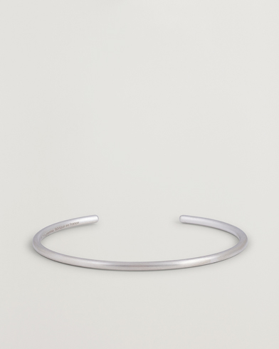 LE GRAMME Bangle Bracelet Brushed Sterling Silver 7g – Plata