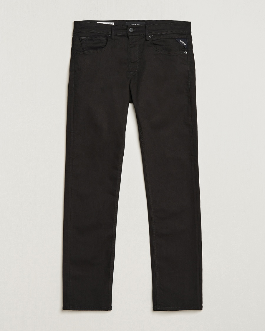 Replay Grover Hyperflex Re-Used Jeans Forever Black – Negro