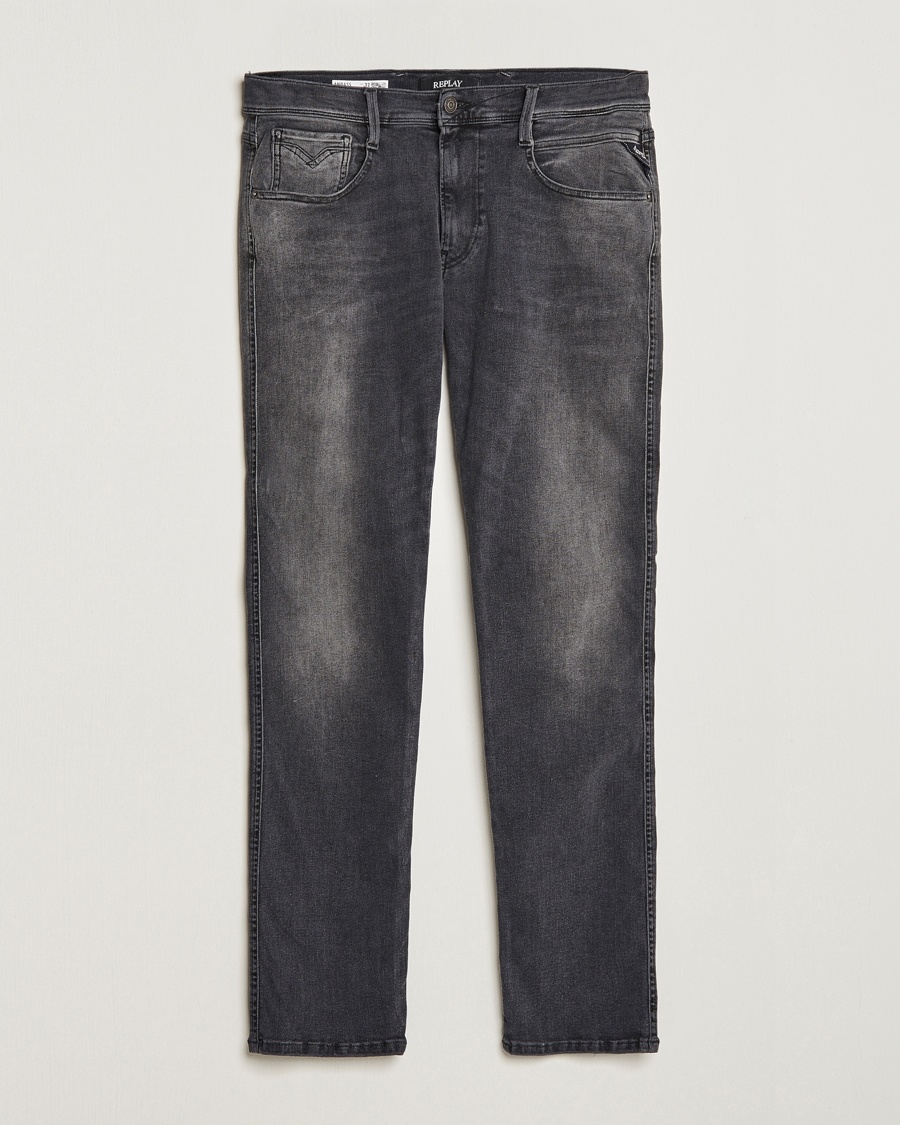 Replay Anbass Hyperflex Re-Used Jeans Washed Grey – Gris